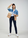 Guess Blugi slim fit albastru închis pentru femei Guess