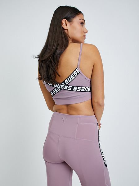 Guess Sutien sport mov deschis Guess Angelica