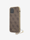 Guess Guess 4G Charm Back Cover pentru iPhone 12 Pro Max 6.7 Brown