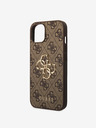 Guess Guess PU 4G Metal Logo Back Cover pentru iPhone 15 Brown