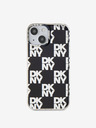 DKNY PC/TPU Checkered Model Back Cover pentru iPhone 15 negru DKNY