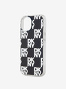 DKNY PC/TPU Checkered Model Back Cover pentru iPhone 15 negru DKNY