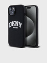 DKNY Silicon lichid Arch Logo MagSafe Back Cover pentru iPhone 11 negru DKNY