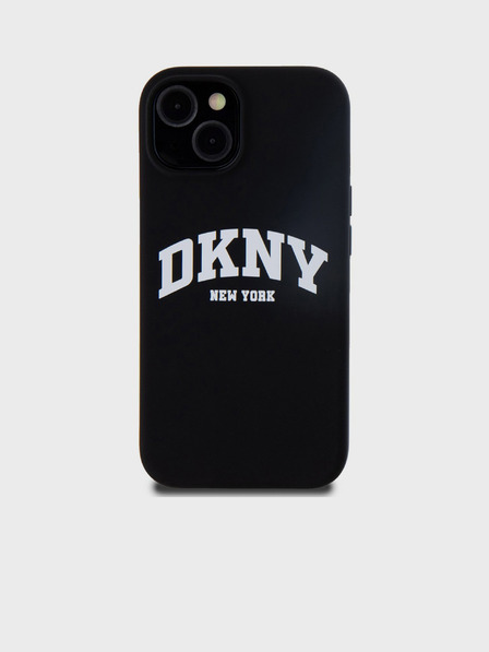 DKNY Silicon lichid Arch Logo MagSafe Back Cover pentru iPhone 11 negru DKNY