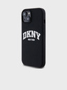 DKNY Silicon lichid Arch Logo MagSafe Back Cover pentru iPhone 11 negru DKNY
