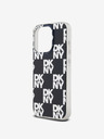 DKNY PC/TPU Checkered Pattern Back Cover pentru iPhone 15 Pro Max negru DKNY