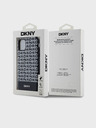 DKNY PU Leather Repeat Pattern Bottom Stripe MagSafe Back Cover pentru iPhone 11 Negru DKNY