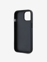 DKNY PU piele Repeat Pattern Card Pocket Back Cover pentru iPhone 15 negru DKNY