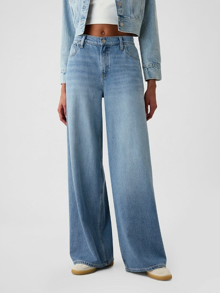 GAP Blugi largi UltraSoft cu talie medie GAP