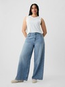 GAP Blugi largi UltraSoft cu talie medie GAP