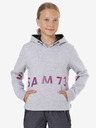 Sam 73 Hanorac imprimat pentru fete gri deschis SAM 73 Donna