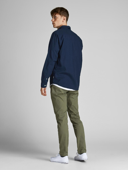 Jack & Jones Cămașă Jack & Jones Oxford albastru închis