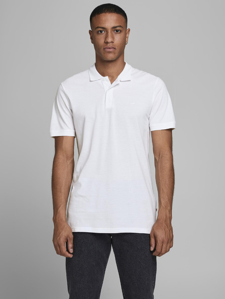 Jack & Jones Tricou polo alb Jack & Jones