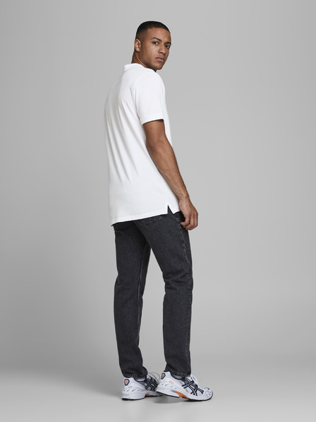 Jack & Jones Tricou polo alb Jack & Jones