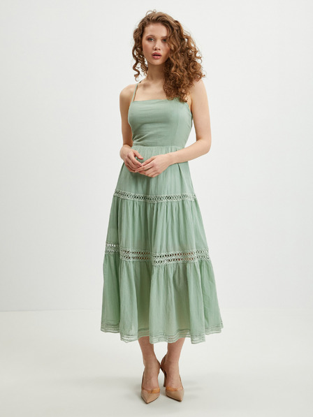 Guess Verde deschis Rochie midi Guess Safa, pentru femei