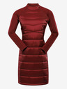 ALPINE PRO Rochie hi-therm roșie de iarnă pentru femei ALPINE PRO OMERA