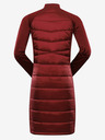 ALPINE PRO Rochie hi-therm roșie de iarnă pentru femei ALPINE PRO OMERA