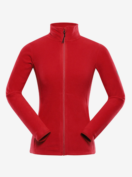 ALPINE PRO Tricou fleece pentru femei ALPINE PRO SIUSA roșu