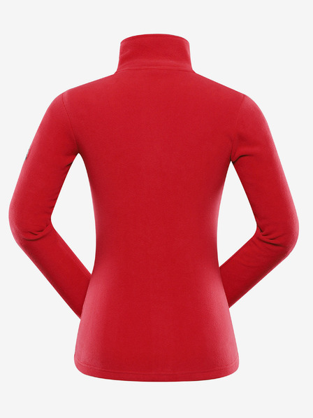 ALPINE PRO Tricou fleece pentru femei ALPINE PRO SIUSA roșu