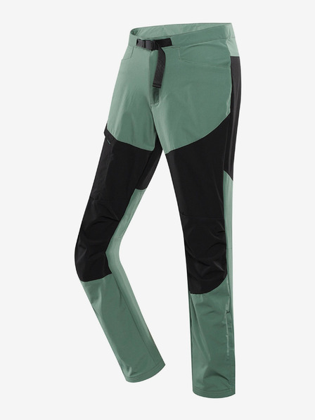 ALPINE PRO Pantaloni softshell Alpine Pro Akan verzi pentru bărbați