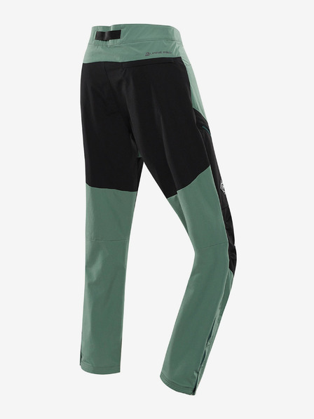 ALPINE PRO Pantaloni softshell Alpine Pro Akan verzi pentru bărbați