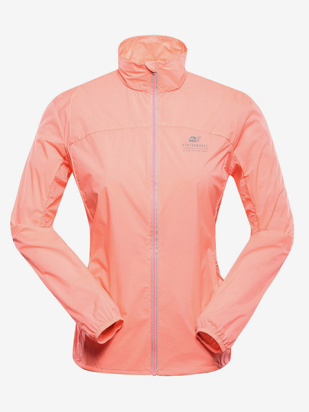 ALPINE PRO Jachetă ultraușoară de femei cu dwr ALPINE PRO SPINA neon salmon