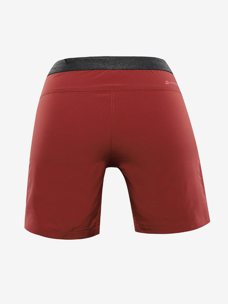 ALPINE PRO Pantaloni scurți de exterior pentru femei ALPINE PRO ZAMBA chilli
