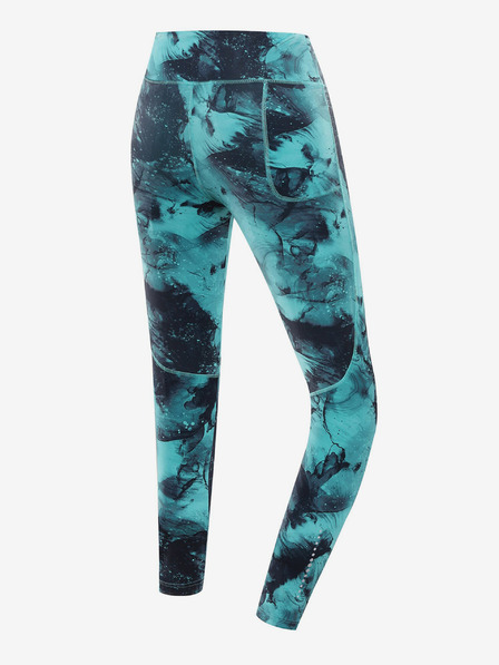 ALPINE PRO Jambiere sport pentru femei ALPINE PRO MARDA negru pa