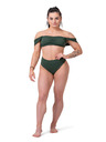 Nebbia Top bikini retro Miami 553 S, verde închis
