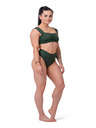 Nebbia Top bikini retro Miami 553 S, verde închis