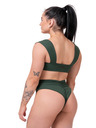 Nebbia Top bikini retro Miami 553 S, verde închis
