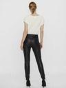 Vero Moda Jambiere skinny din piele negre pentru femei VERO MODA Gaya