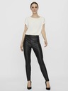 Vero Moda Jambiere skinny din piele negre pentru femei VERO MODA Gaya