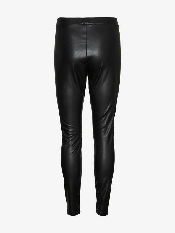 Vero Moda Jambiere skinny din piele negre pentru femei VERO MODA Gaya