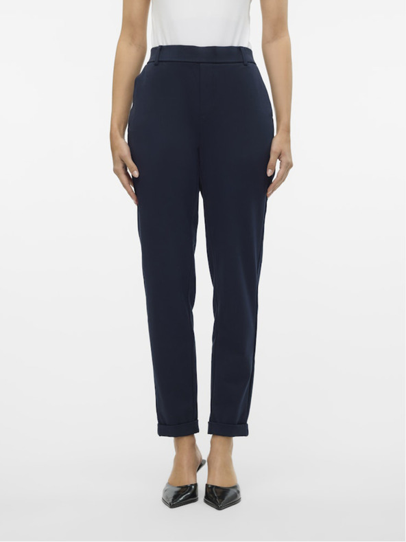 Vero Moda Pantaloni Vero Moda Maya albastru închis pentru femei