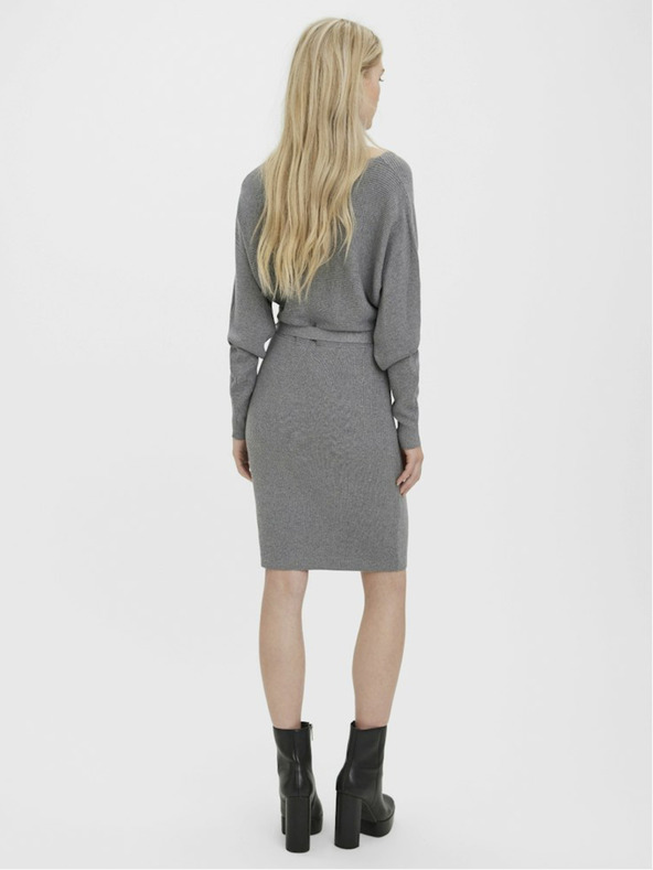 Vero Moda Rochie pulover gri pentru femei Vero Moda Hollyrem