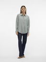 Vero Moda Cămașă albă și verde cu dungi pentru femei Vero Moda Nora