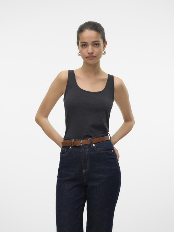 Vero Moda Tricou pentru femei Vero Moda Lulu gri închis