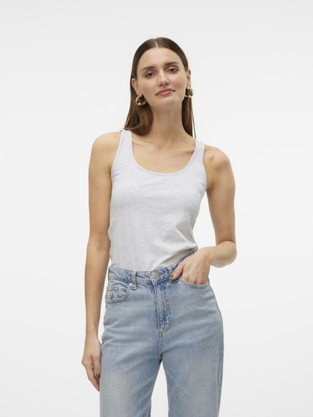 Vero Moda Tricou Vero Moda Lulu gri deschis pentru femei