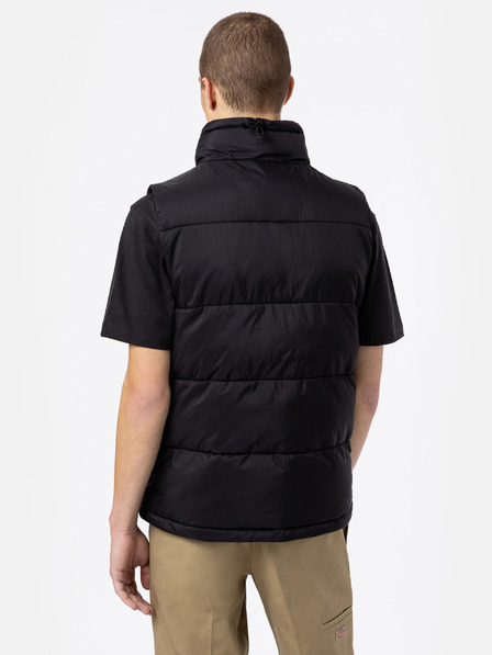 Dickies Vestă matlasată Dickies Waldenburg neagră, bărbați