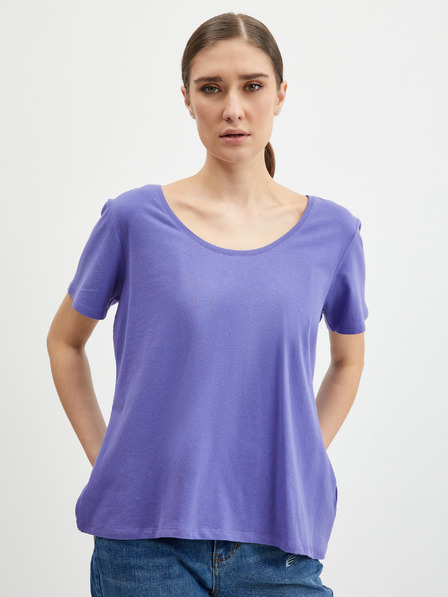 Orsay Tricou basic violet pentru femei ORSAY