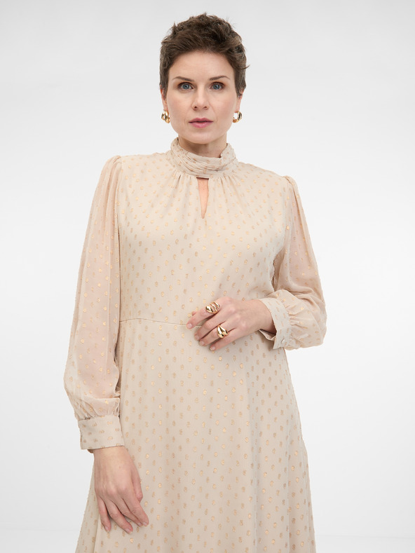 Orsay Rochie midi de dama bej ORSAY