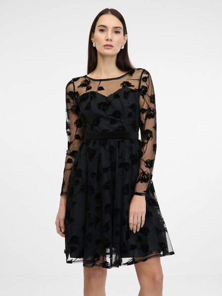 Orsay Rochie neagră până la genunchi, pentru femei ORSAY