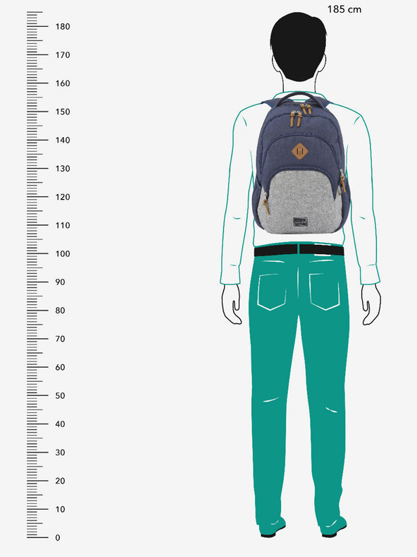 Travelite Rucsac Travelite Basics verde Melange verde/gri