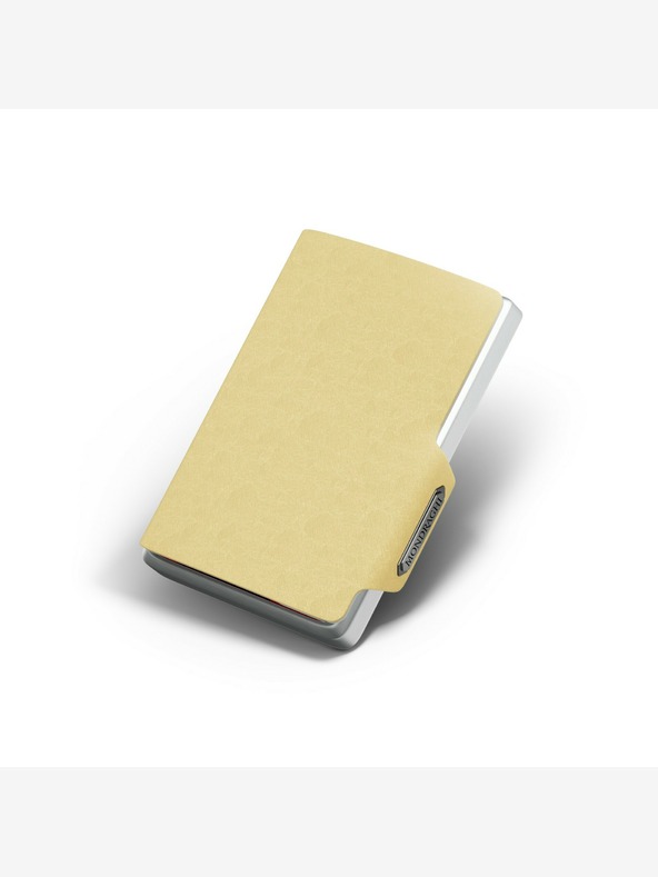 Mondraghi Portofel din piele aurie Saffiano Mondraghi