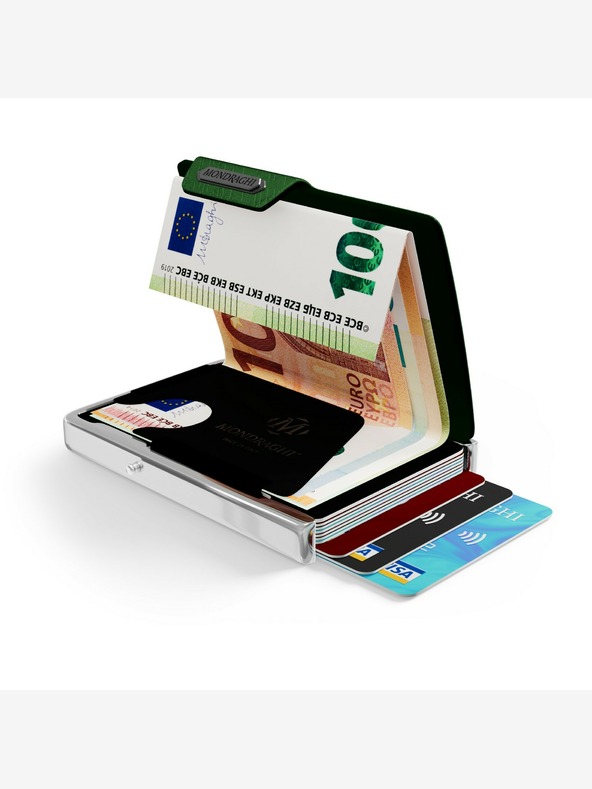 Mondraghi Portofel din piele cu model verde Mondraghi Elegance