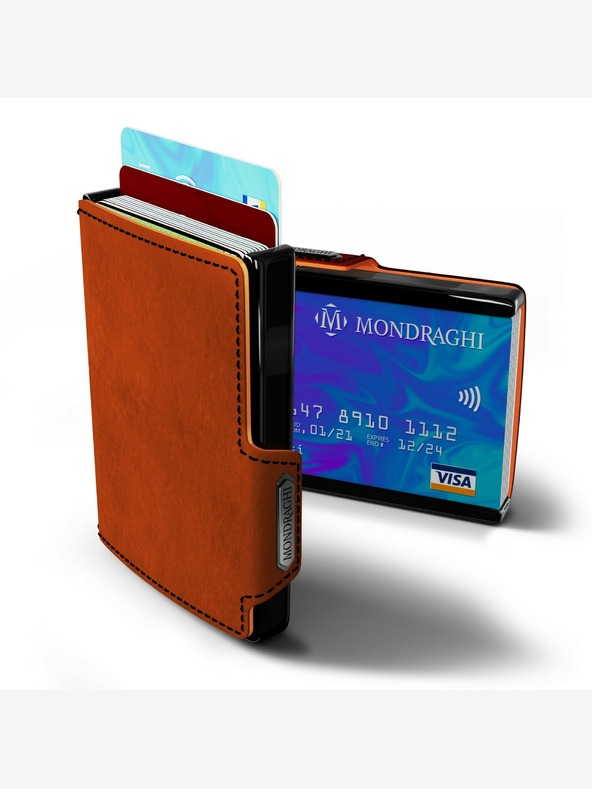 Mondraghi Portofel din piele portocalie Mondraghi Racing