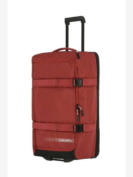 Travelite Geantă Travelite Kick Off Wheeled Duffle L - Roșu