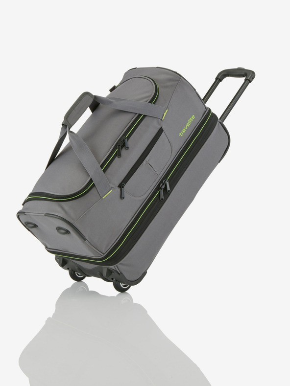 Travelite Geantă Travelite Basics Wheeled duffle S - gri-verde