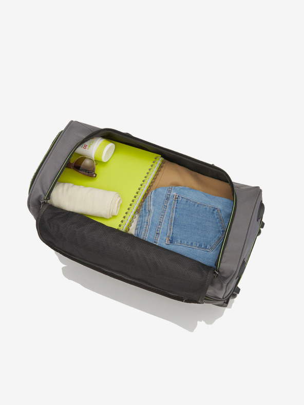Travelite Geantă Travelite Basics Wheeled duffle S - gri-verde
